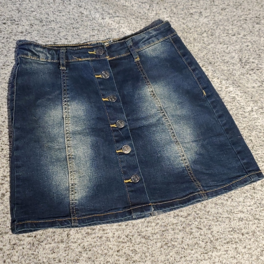 Skylar ( Hot kiss) denim Skirt